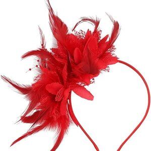 Vintage Feather Headband 1920s Flapper Accessory for Gatsby Party